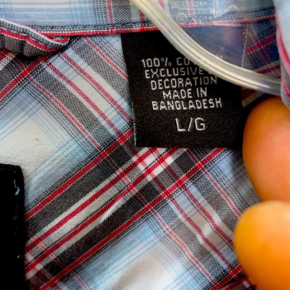 Men's Large Timberland Casual Short Sleeve Button Down Shirt - Picture 4 of 5